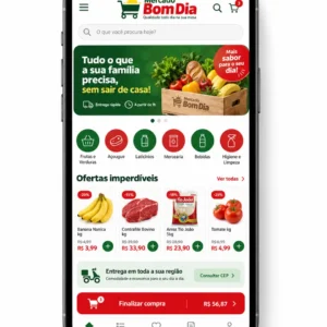 Criação de site para Supermercado Online Profissional