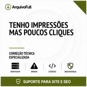 Suporte profissional para tenho Impressões Mas Poucos Cliques