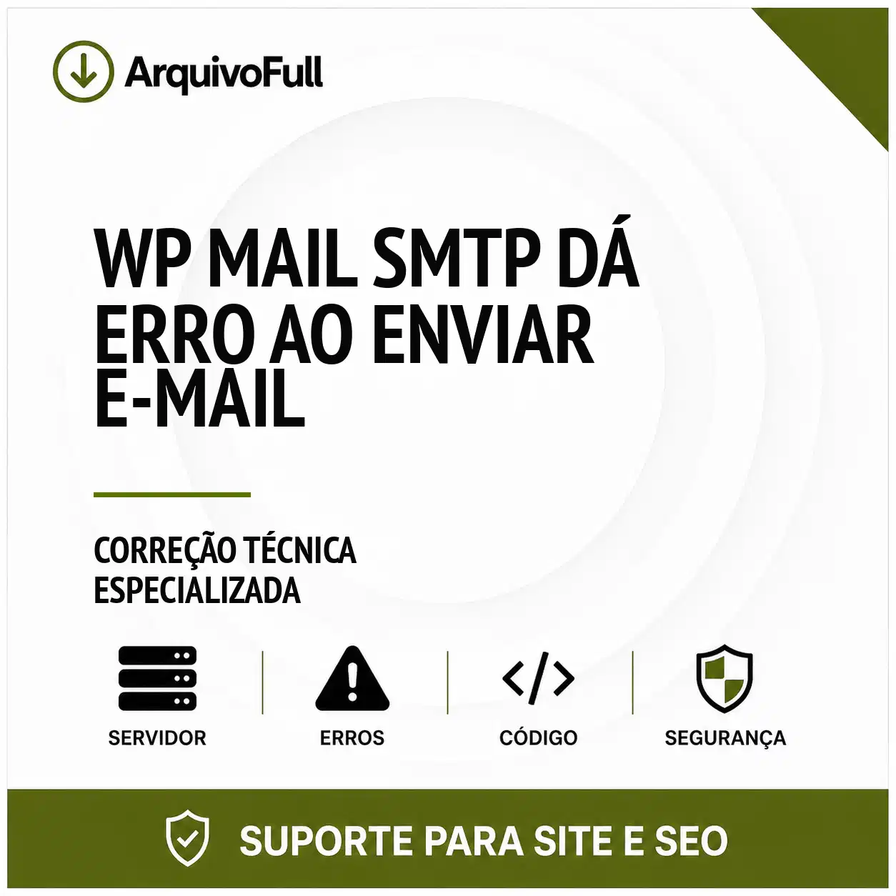 Suporte profissional para wP Mail SMTP Dá Erro ao Enviar e-mail