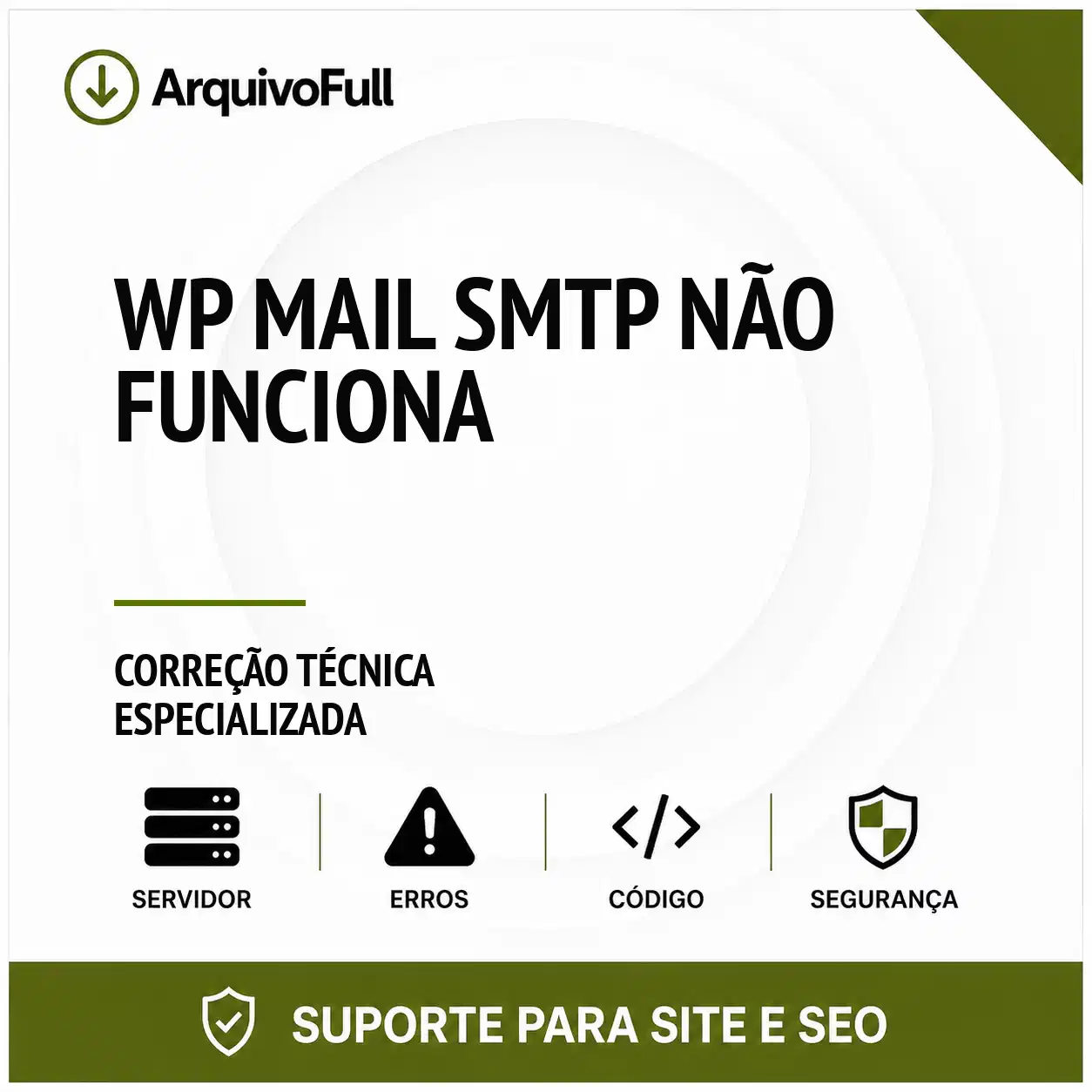 Suporte profissional para wP Mail SMTP Não Funciona