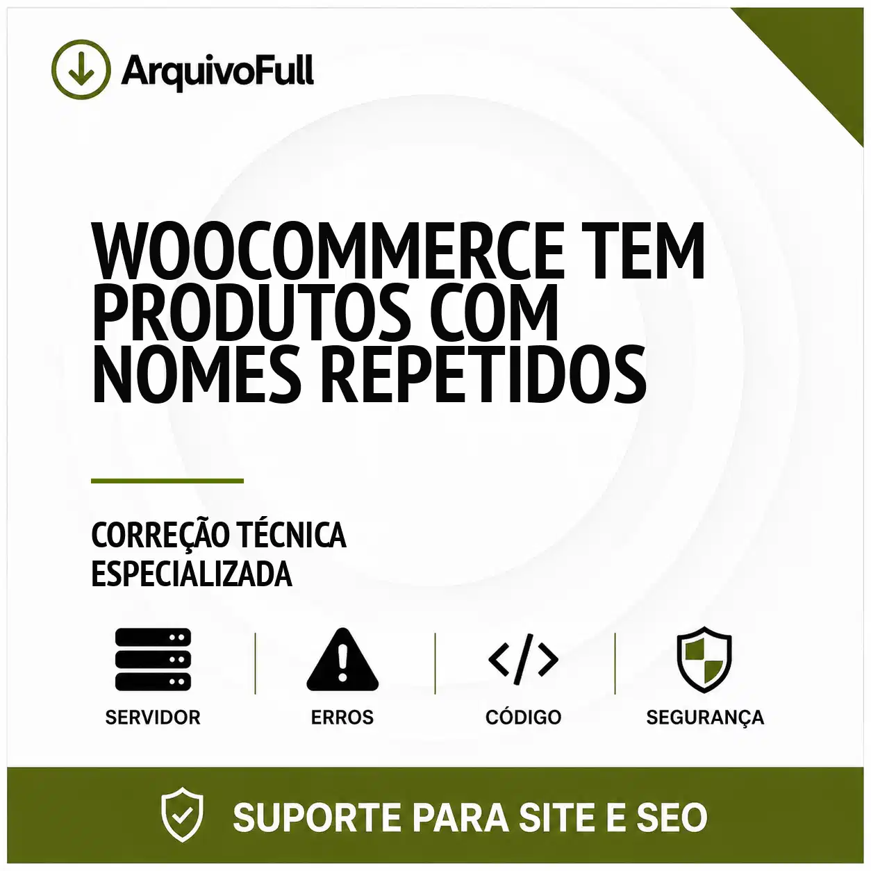 Suporte profissional para wooCommerce Tem Produtos com Nomes Repetidos