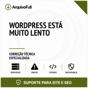 Suporte profissional para wordPress Está Muito Lento