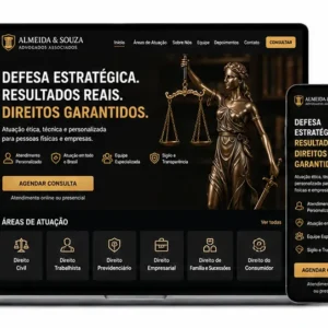Criação de site para Advogado e Escritório Jurídico