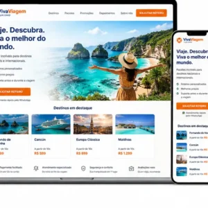 Criação de site para Agência de Turismo e Viagens