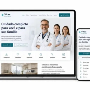 Criação de site para Clínica Médica Familiar