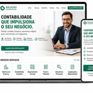 Criação de site para Contabilidade para Negócios