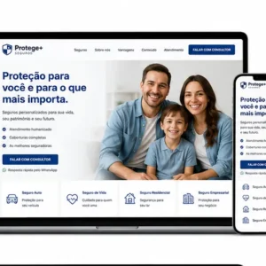 Criação de site para Corretora de Seguros