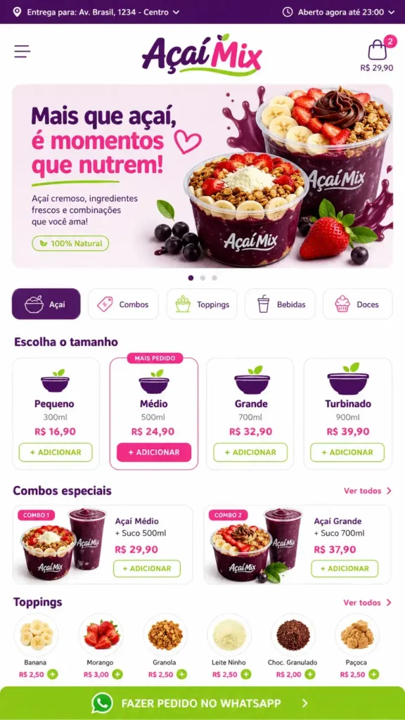 Restaurantes Delivery e Alimentação