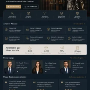 Advocacia Criação de Site e Desenvolvimento de Site