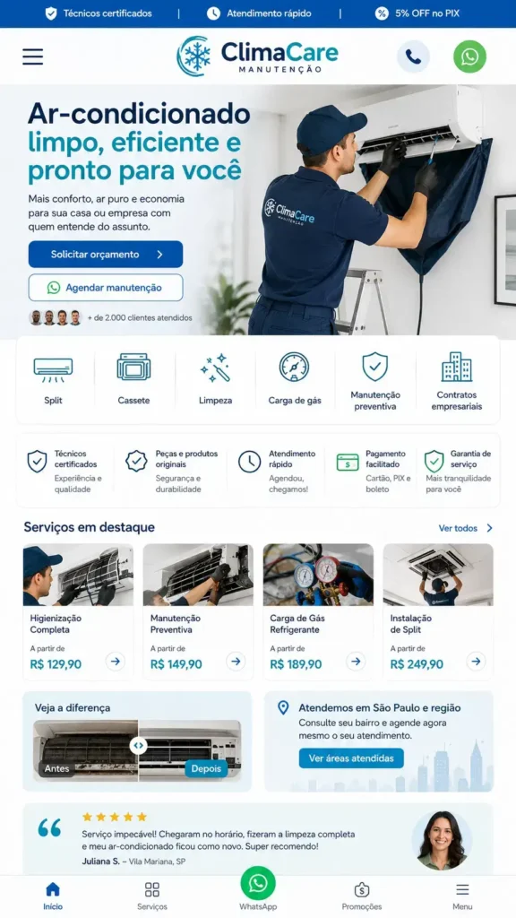 Prestadores de Serviços e Empresas