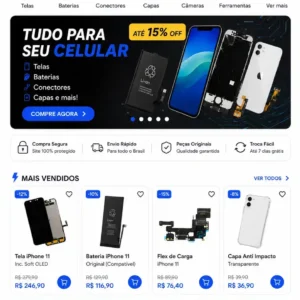 Criação de site para Assistência Técnica de Celular Express