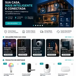 Criação de site para Automação Residencial