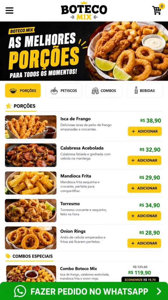 Restaurantes Delivery e Alimentação