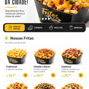 Criação de site para Batataria