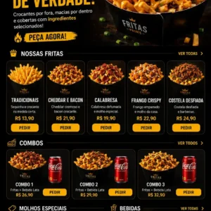 Criação de site para Batataria Gourmet