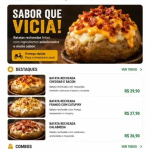 Criação de site para Batataria Delivery