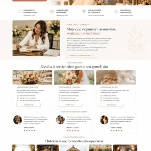 Criação de site para Cerimonial de Eventos
