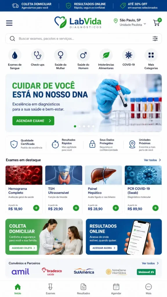 Saúde Clínicas e Profissionais