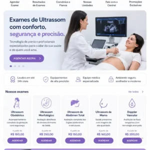 Criação de site para Centro de Diagnóstico