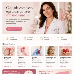 Criação de site para Centro de Especialidades Médicas