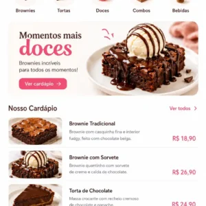 Criação de site para Cake Designer