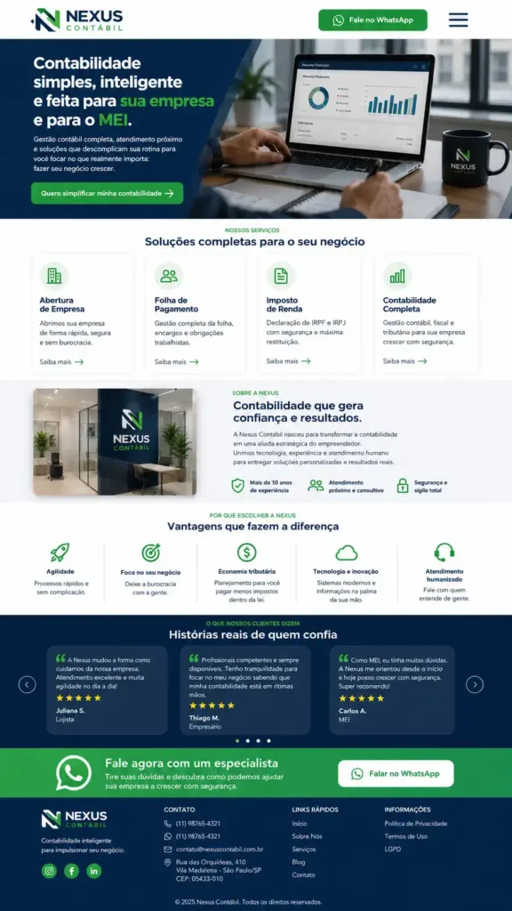 Site para Advogados