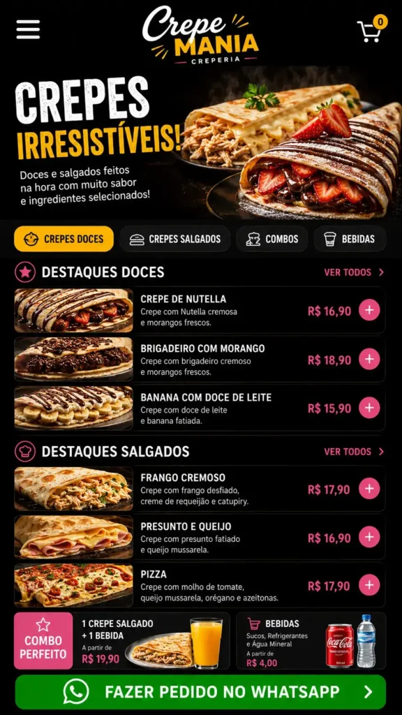 Restaurantes Delivery e Alimentação