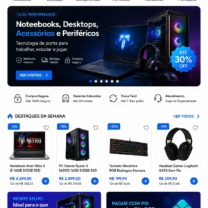 Criação de site para Consultoria em Tecnologia