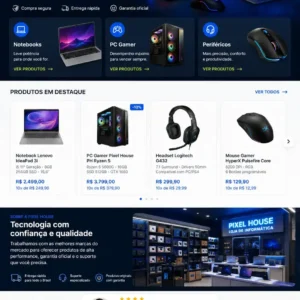 Criação de site para Empresa de Tecnologia Landing Page
