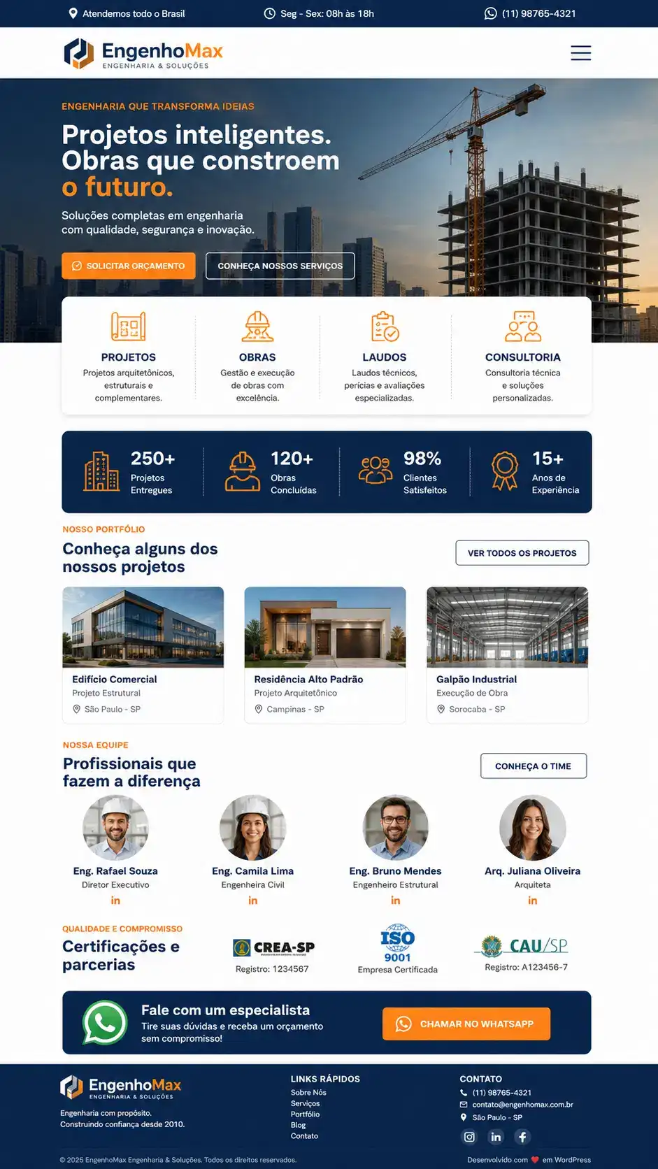 Engenharia Criação de Site Profissional e Desenvolvimento de Site