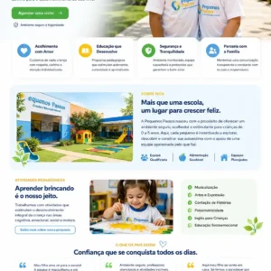 Criação de site para Creche Infantil