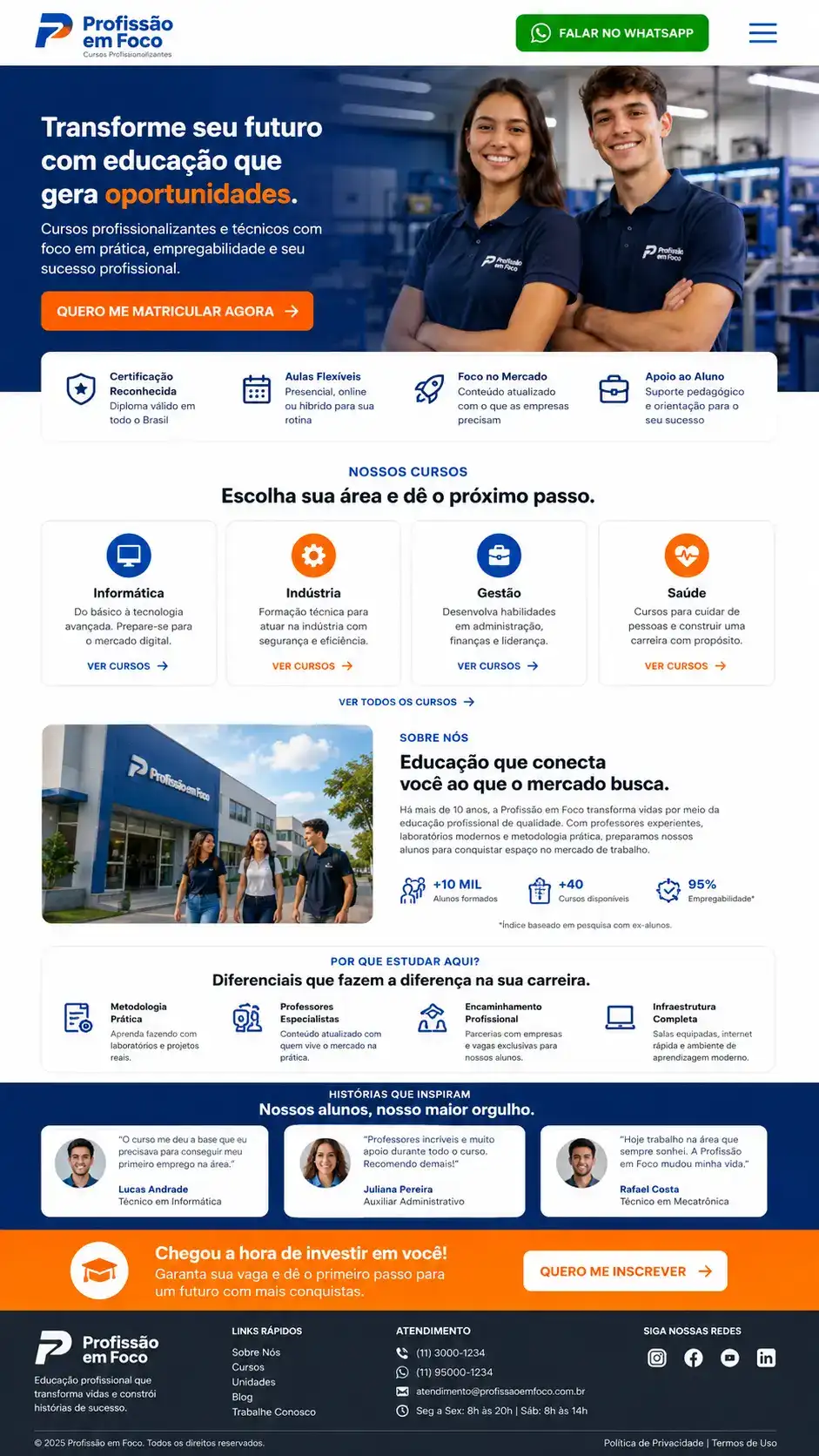 Criação de site para Centro de Educação Infantil
