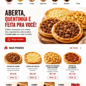 Esfiharia Delivery Criação de Site Profissional e Desenvolvimento de Site