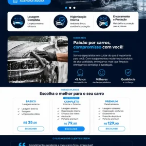 Estética Automotiva Criação de Site e Desenvolvimento de Site