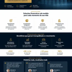 Criação de site para Financeira