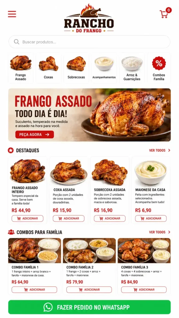 Criação de Sites para Restaurantes