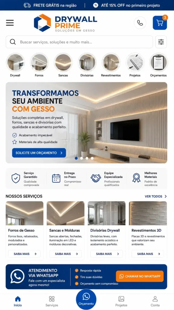 Criação de Site Institucional