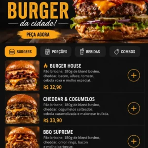 Hamburgueria Delivery Criação de Site e Desenvolvimento de Site