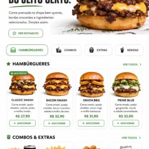 Hamburgueria Delivery Criação de Site Profissional e Desenvolvimento de Site