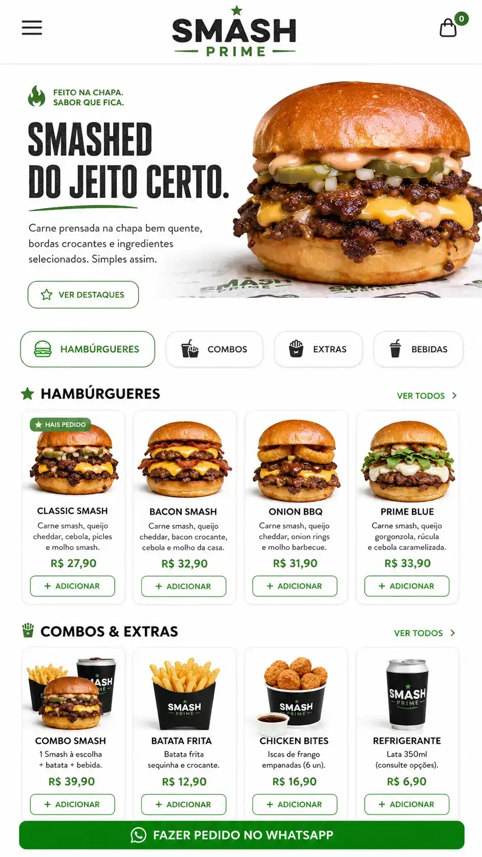 Hamburgueria Delivery Criação de Site Profissional e Desenvolvimento de Site