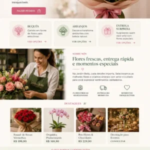 Jardinagem Criação de Site Profissional e Desenvolvimento de Site