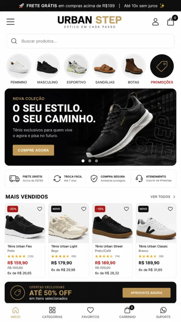 Lojas E-commerce Atacado e Varejo