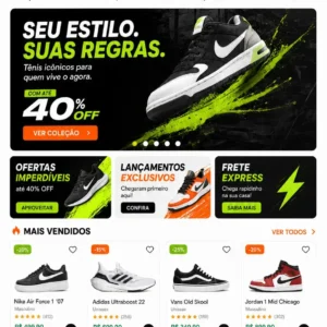 Criação de site para Loja de Calçados Ortopédicos