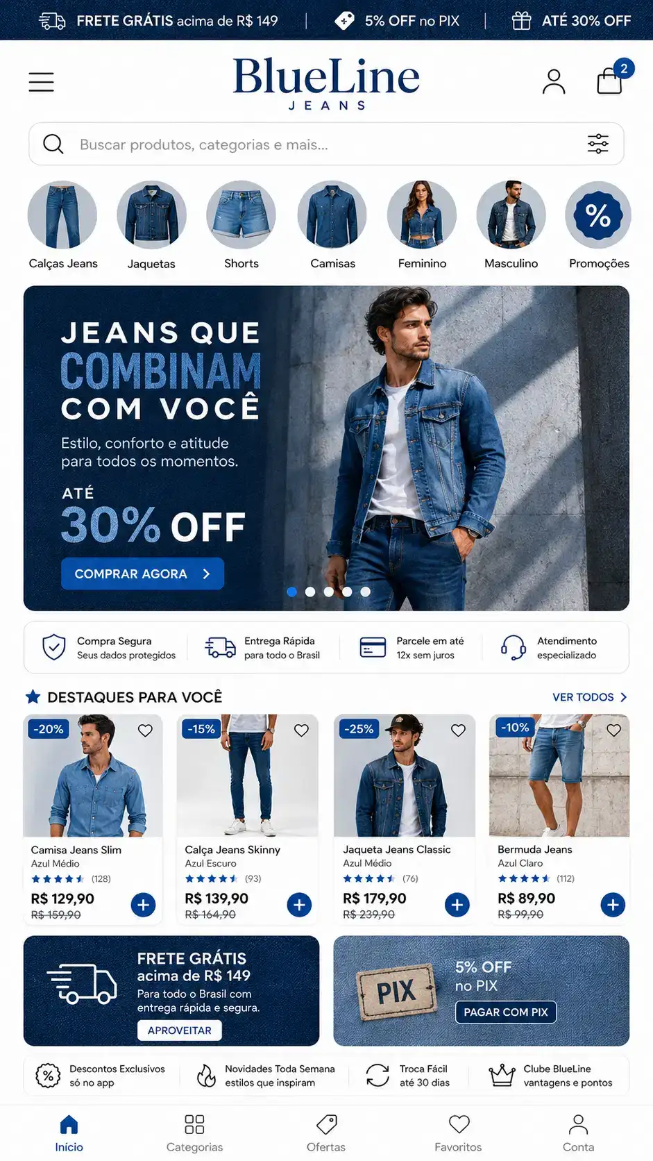 Loja De Jeans Criação de Site Profissional e Desenvolvimento de Site