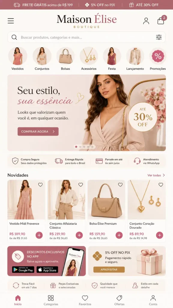 Lojas E-commerce Atacado e Varejo