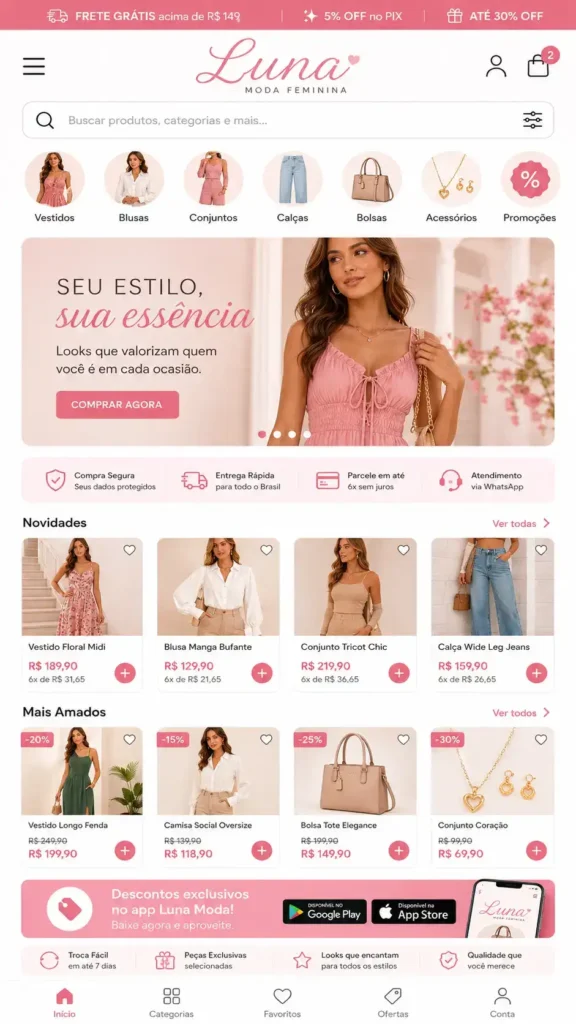 Lojas E-commerce Atacado e Varejo