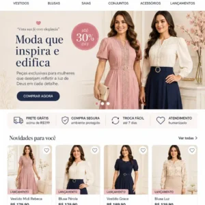 Criação de site para Outlet de Moda Feminina