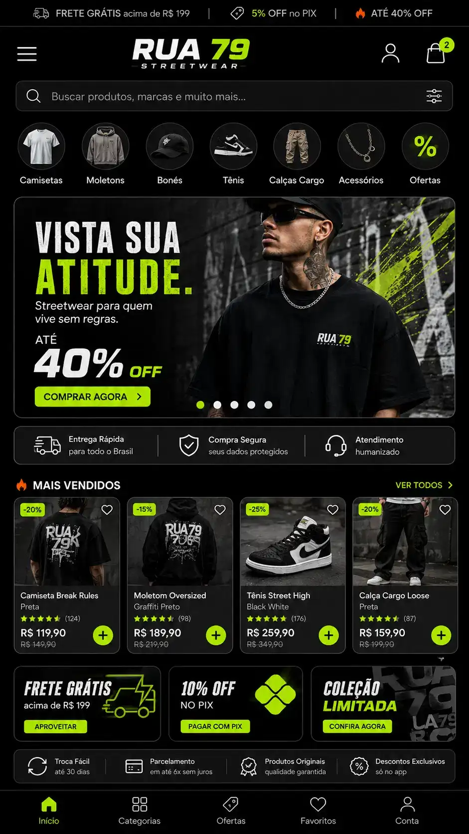 Loja De Streetwear Criação de Site Profissional e Desenvolvimento de Site