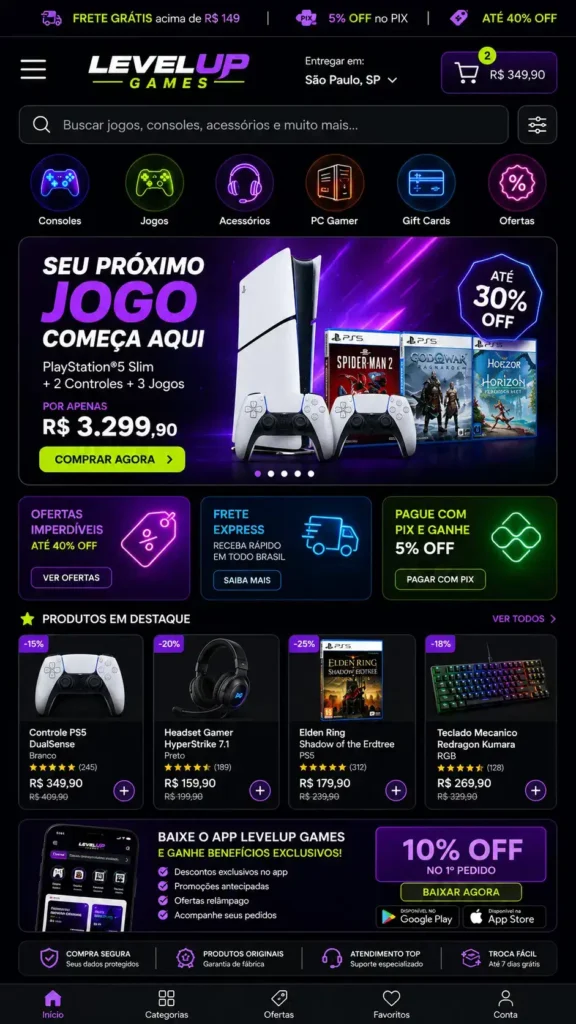 Lojas E-commerce Atacado e Varejo