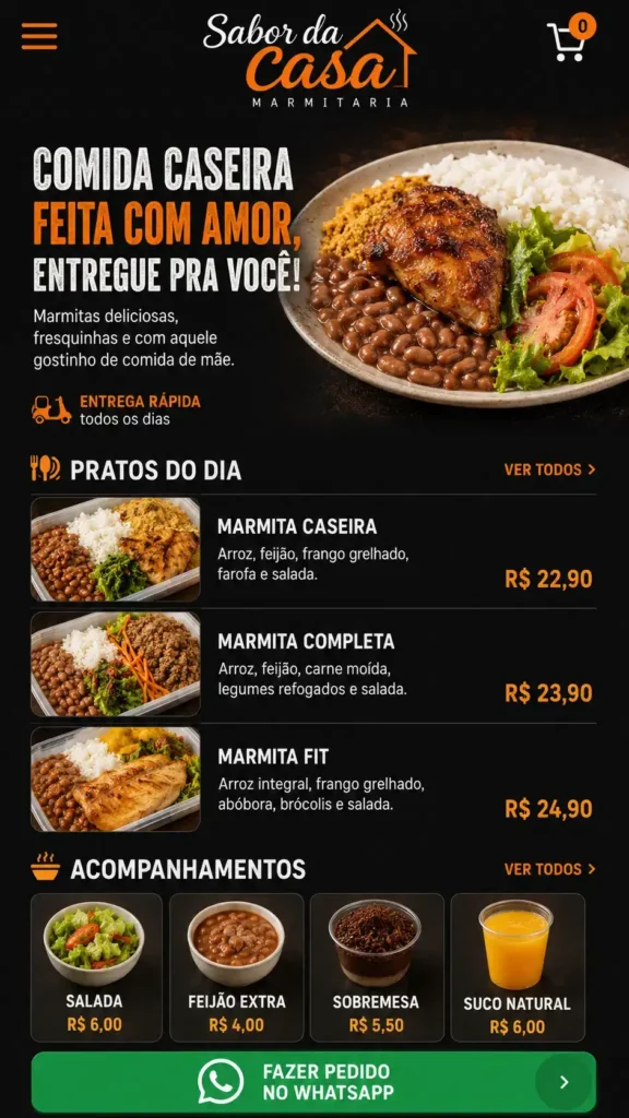 Restaurantes Delivery e Alimentação